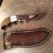 CRKT Bez Tine knife with leather sheath